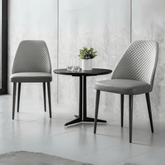 Lawrence Modern Luxury Leather Dining Room Side Chair - Gavisco Office Furniture